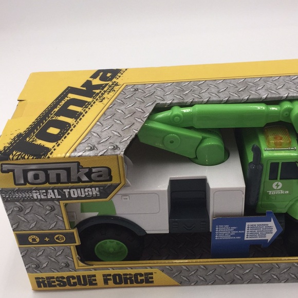 Tonka Real Tough Rescue Force Electricity Utility Service Toy Vehicle - Picture 10 of 14